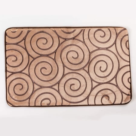 دعاسات حمام مبطنة مانعة للانزلاق 3 قطع لديكور حمام هادئ