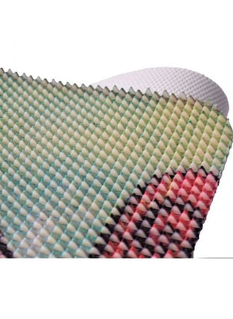 دعاسة باب مانعه للانزلاق بطبعة أزهار