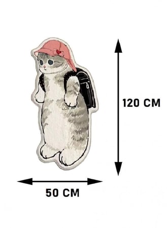 سجادة غرفة أرضية على شكل قطة كارتون