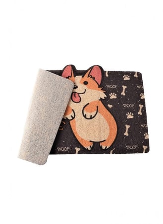 دعاسة باب مانعة للانزلاق من مواد متينة مطبوعة بتصاميم رقيقة