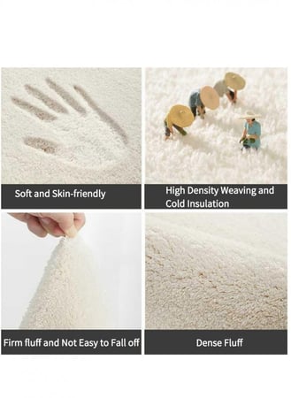 سجادة غرفة أرضية على شكل قطة كارتون