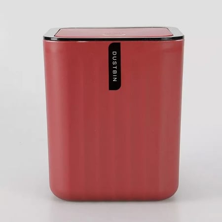 طقم اكسسوارات حمام من 4 قطع-أحمر