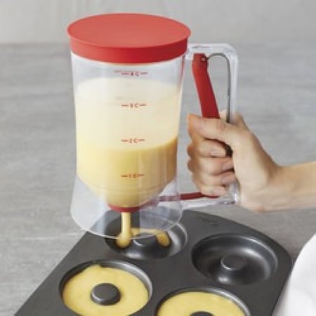 موزع الخليط بلاستيك شفاف