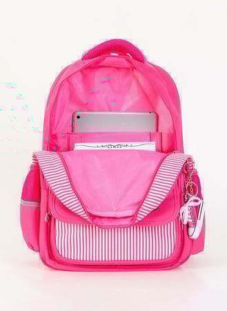 شنطة مدرسية بتصميم رقيق وسحاب مميز