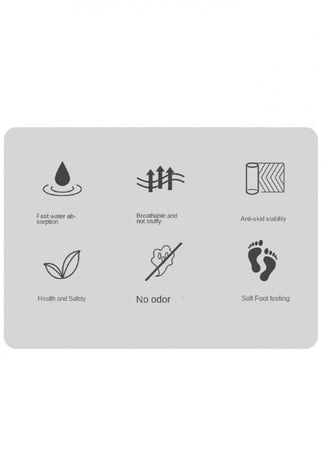 سجادة حمام Hihomey سجادة حمام سريعة الجفاف غير قابلة للانزلاق، 80*50 سم - احمر