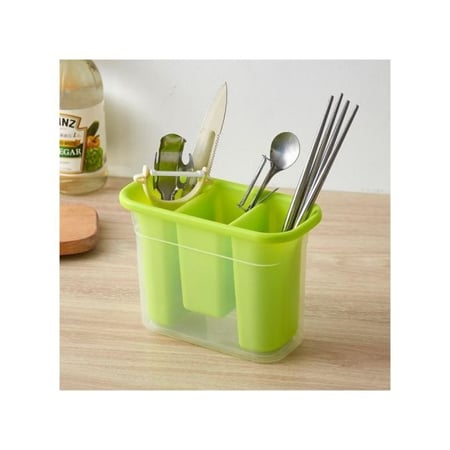 منظم أدوات المائدة مع فتحات تهوية للتجفيف