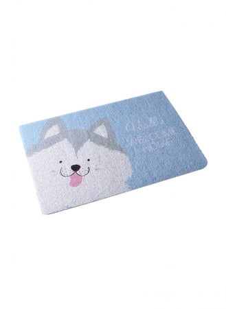 دعاسة باب مانعه للانزلاق أزرق