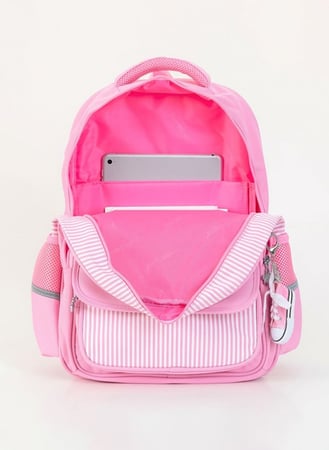 شنطة مدرسية بتصميم رقيق وسحاب مميز