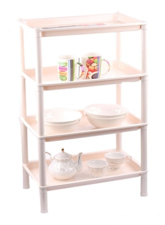 أرفف تخزين للمطبخ سهلة التركيب