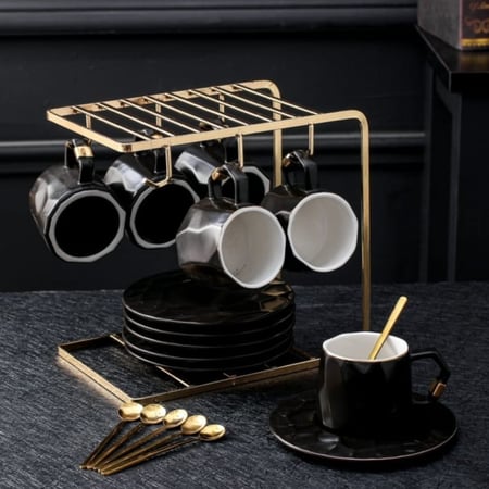 اكواب قهوة سيراميك لتقديم رأقي 13 قطعة في السعودية