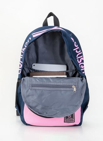 شنطة مدرسية بألوان مختلطة