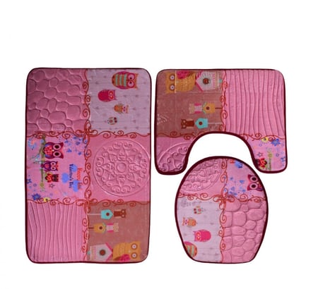 طقم دعاسة حمام 3 قطع مانع للانزلاق