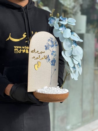 فازه خشب بتنسيق جميل