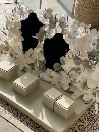 تقديم شبكة عروس بتنسيق انيق