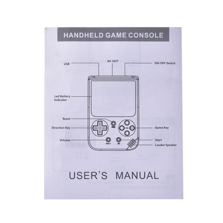 اتاري او وحدة تحكم العاب شاشة LCD ملونة 500 لعبة