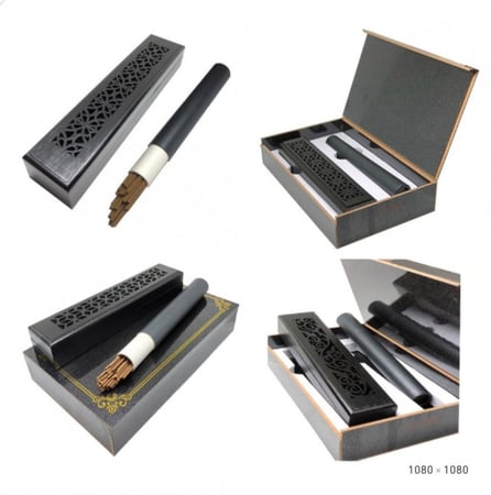 عود مروكي أزرق 10 سم 1.8 مل عرض 4 بوكسات