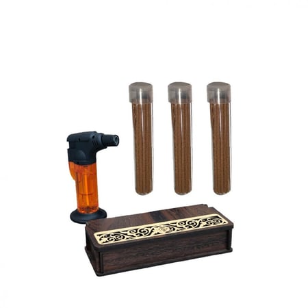 أعواد فيتنامي 3 انابيب  مبخرة ولاعة