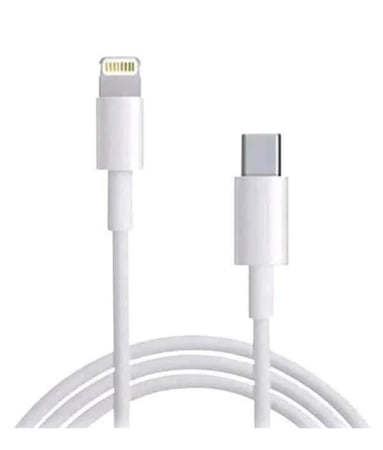 عرض بكج الايفون 3 منتجات سماعة+ كيبل PD + راس شاحن 20 واط معتمدة لدى ابل