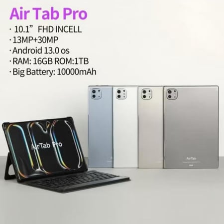تابلت اير تاب برو  Air tab pro مع كيبورد 10 انش