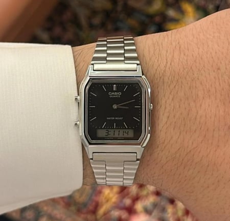 ساعة كاسيو casio vintage اسود