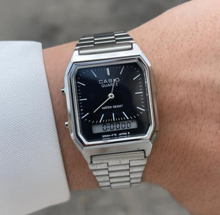 ساعة كاسيو casio vintage اسود