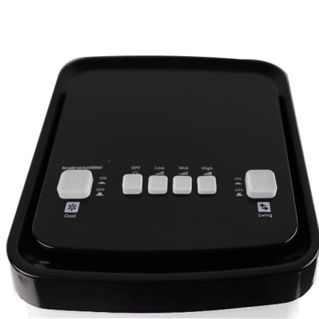 مكيف هواء متنقل مع حاويتين لتخزين الثلج - 4 لتر - 60 واط