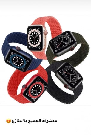 العرض الاقوى ساعة hw22 اخر اصدار+اسورة +شاحن متنقل بقوة20الف