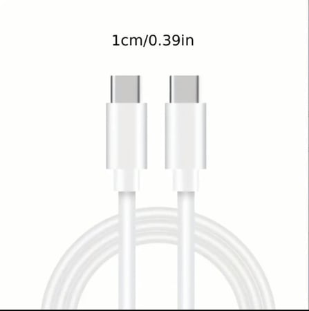 كيبل سلك ايفون 15 منفذ تايب سي حاسبات العرب اصلي-ضمان سنتين