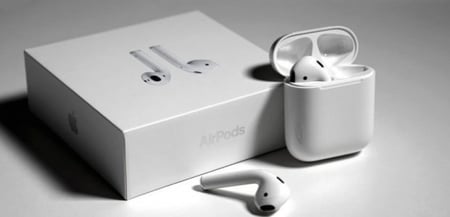 سماعة ابل ايربودز العادية طبق الاصل