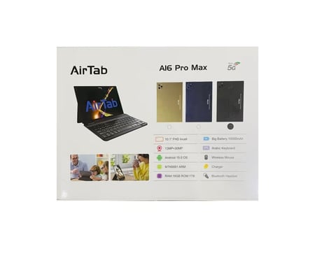 تابلت تاب ايرتاب Air tab A16pro max بشاشة 10.1ا انش