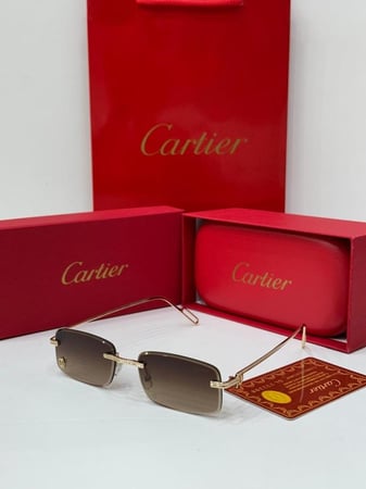 نظارة كارتير بني اطار بني