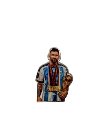 ملصق شعار اللاعب ميسي معدن 3m