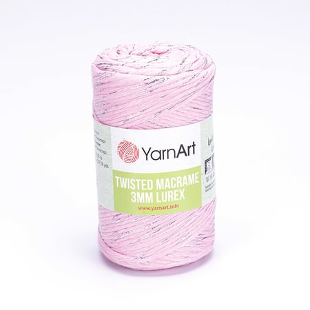خيوط يارن ارت مكرمية 3MM لوريكس -   762 Yarnart Twisted Macrame Lurex