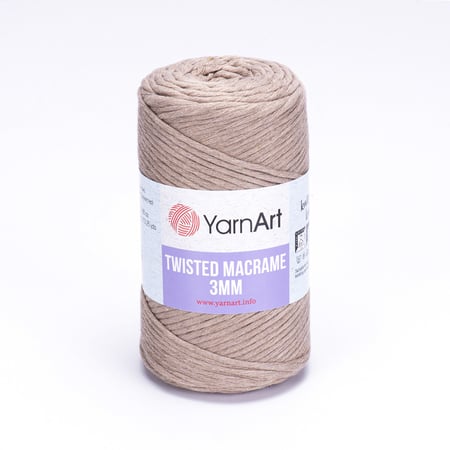 خيوط يارن ارت مكرمية 3MM ملتوية -  768 Yarnart Twisted Macrame
