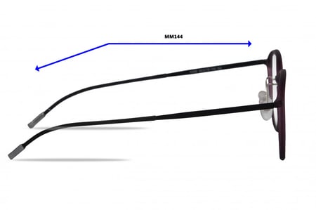 نظاره طبيه مناسبه للجنسين بلاستيك رقم الموديل  6206C2 اللون موف - بنفسجي