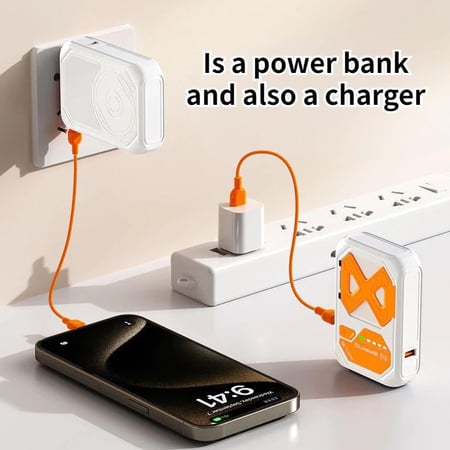 باور بانك بقوة 10000 ملي أمبير 5 في 1 من THIRTY PLUS، ضمان سنة