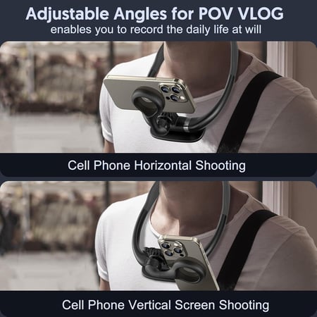 حامل الجوال بتصميم حول الرقبة ، ضمان سنتين