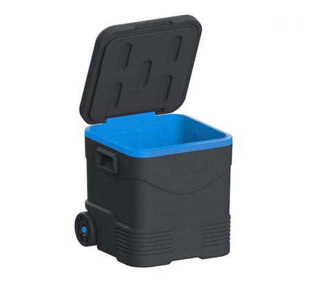 مبرد بعجلات للنزهات سعة 30 لتراً أسود 30لتر