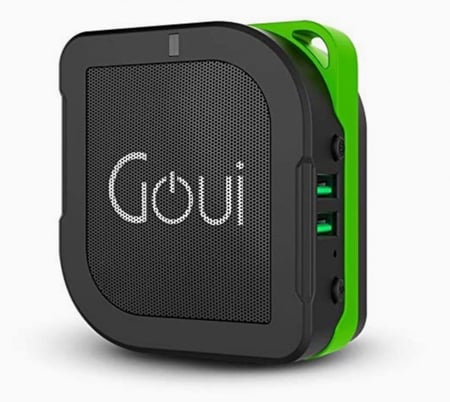 قوي - بيوني بطارية متنقلة 5200 ملي امبير + مكبر صوت + شاحن جداري - Goui