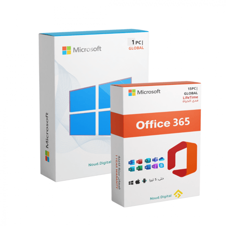 عرض ويندوز 10 برو مع أوفيس 365 مدى الحياة