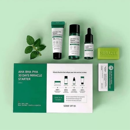 مجموعة روتين العناية AHA. BHA. PHA 30 يوما من سوم باي مي - 4 قطع ميني