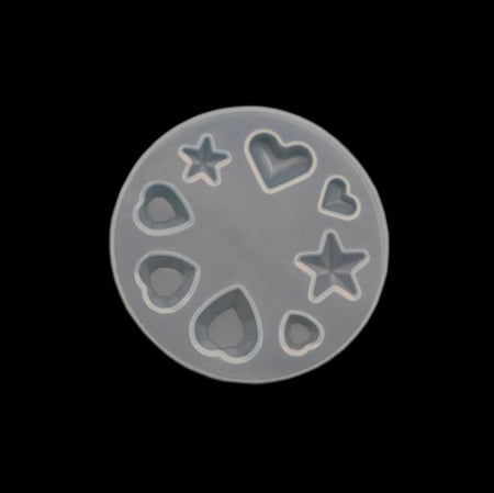 قالب أشكال القلوب الصغيرة للاكسسوارات