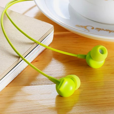 سماعة أذن رياضية ستيريو سلكية أخضر لجميع الأجهزة موديل AU-03