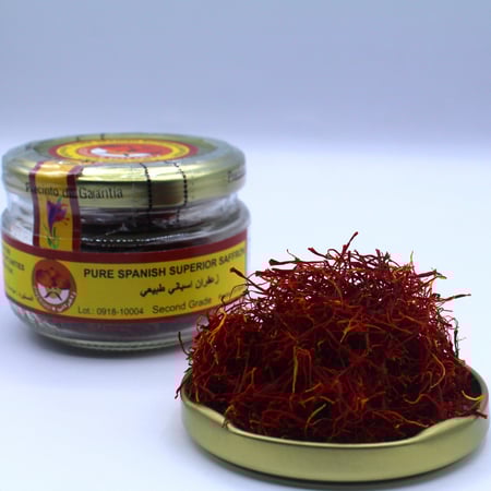 زعفران بوشالي اسباني طبيعي فاخر 4 غرام - زافراني  SPANISH SAFFRON 4 GRAM