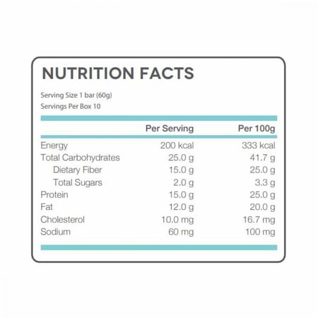 إل سي سناب بروتين سناك باللوز والفانيلا 10 بار 600 غرام