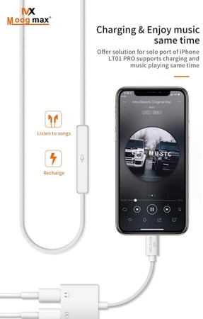 موج ماكس وصلة مدخل شاحن +مدخل سماعه بضمان سنتين