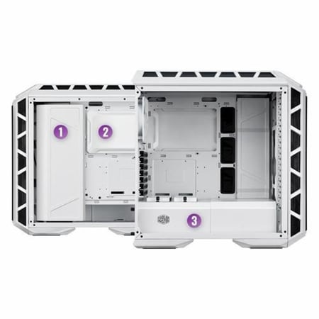 صندوق احترافي كولر ماستر H500P Mesh White