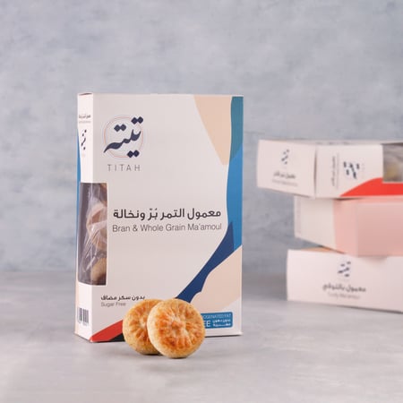معمول التمر بر ونخالة