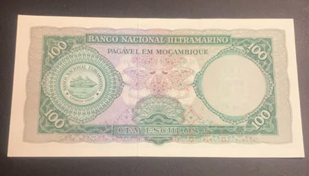 100 اسكيدو موزمبيق 1961 م انسر