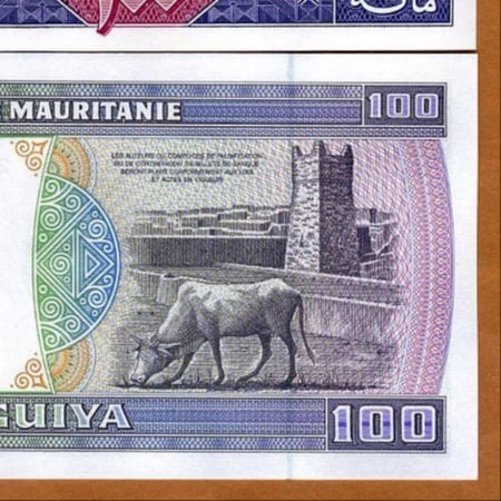 موريتانيا فئة 100 أوقية أنسر (إصدار قديم)